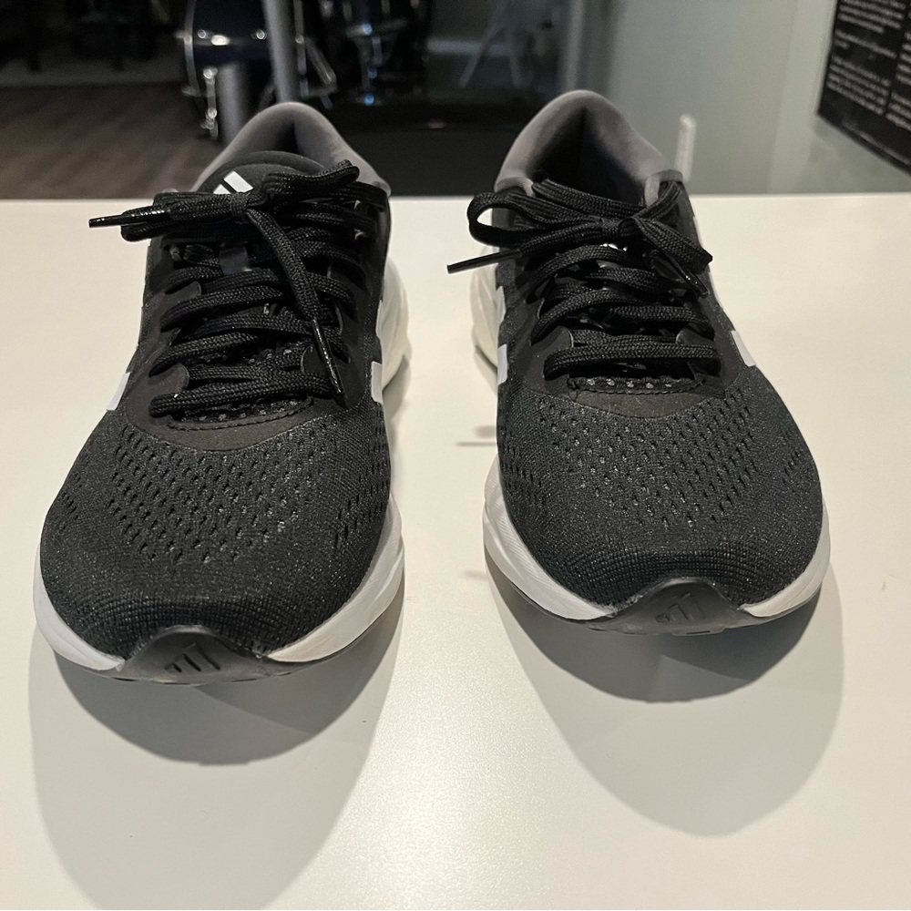 Adidas Sneakers, Black Supernova, Size 9, Like new with box, worn only once.